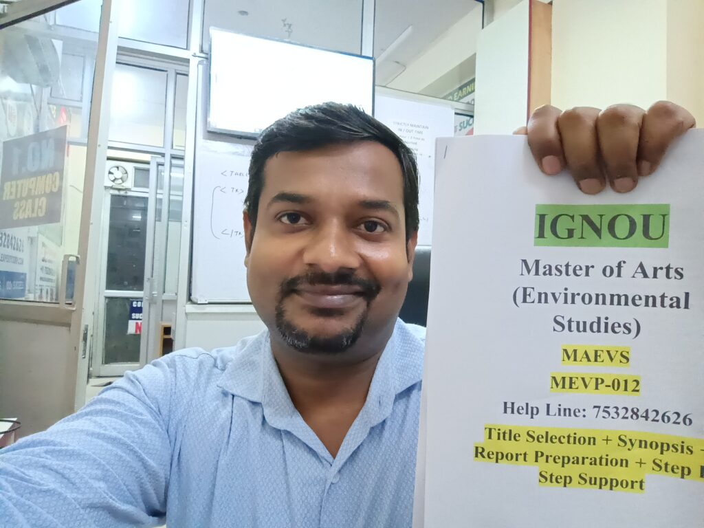 Complete Descriptive Guide for IGNOU MAEVS MEVP-012 Project Submission